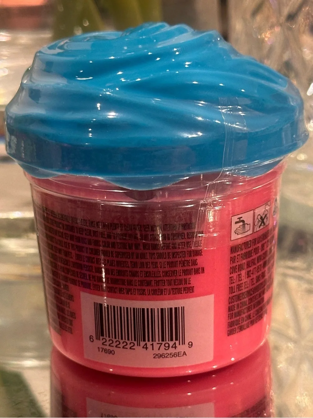 NEW ORB GOAT Fluff-a-Licious Scented Sensory Slime Compound Pink Sealed 2.4 oz